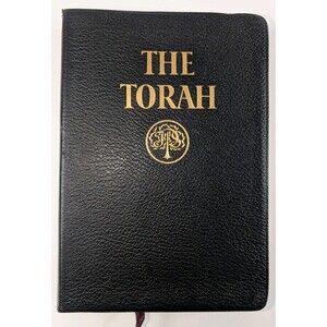 The Torah Five Books of Moses 1962 JPS First Ed 2nd Imp Leather HC